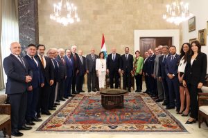 Visite au Président Libanais Joseph Aoun